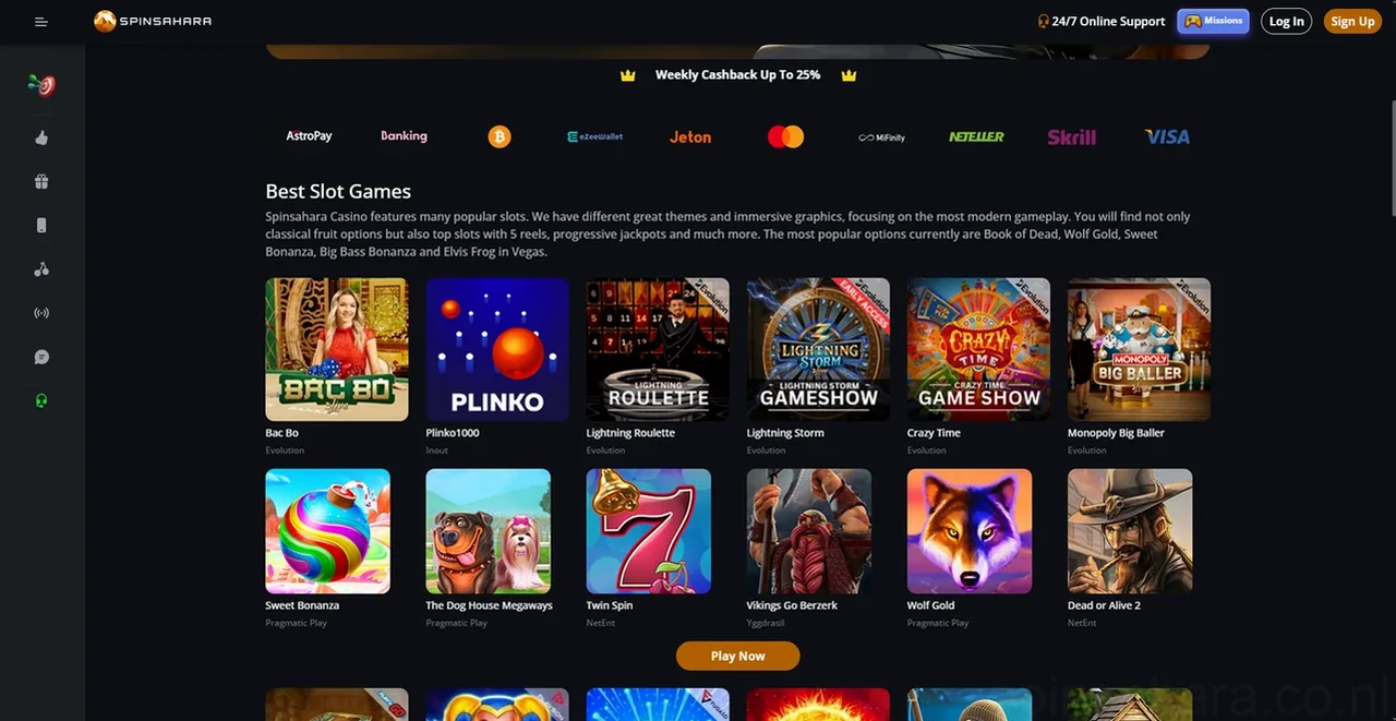 Spinsahara Casino Casino